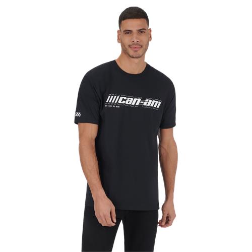 M CAN-AM SIGN TEE BK L